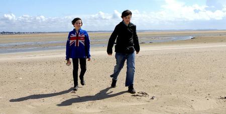 Entrainement sur les plages de Normandie pour Tilara et Farah