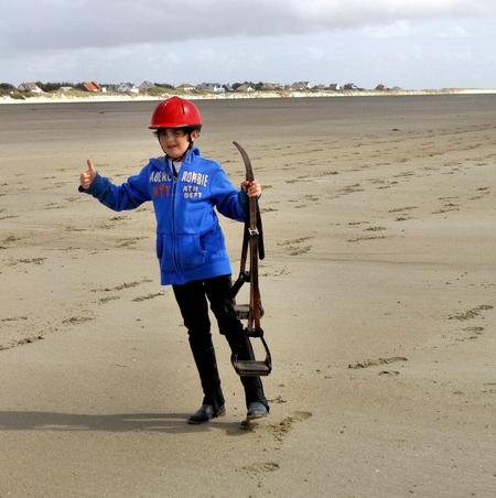 Entrainement sur les plages de Normandie pour Tilara et Farah